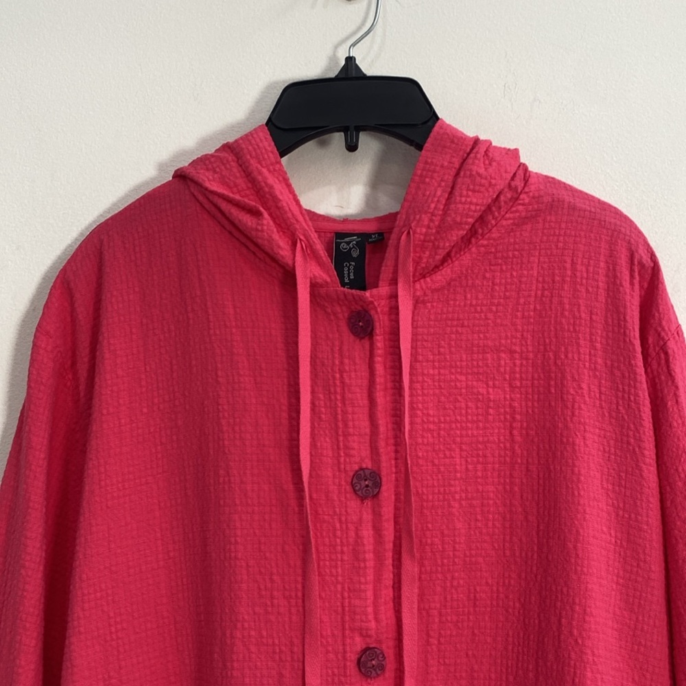 Focus Casual Life Cotton Button Front top XL - Picture 2 of 11